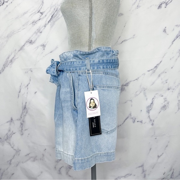 Veronica Beard | Nori Paperbag Denim Shorts | 31 - Picture 3 of 11